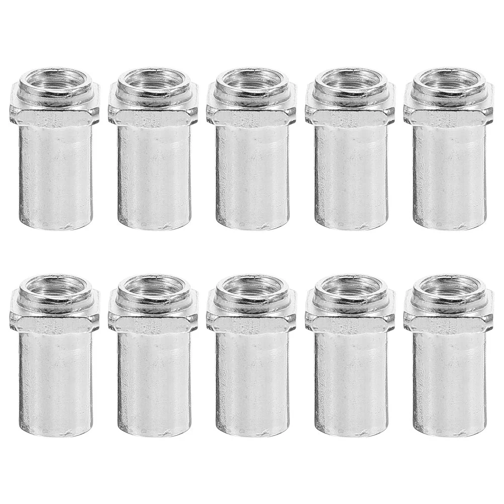 

10 Pcs Drum Screw Nut Iron Tom Lug Swivel Nuts for Spare Parts Floor Supply Bass