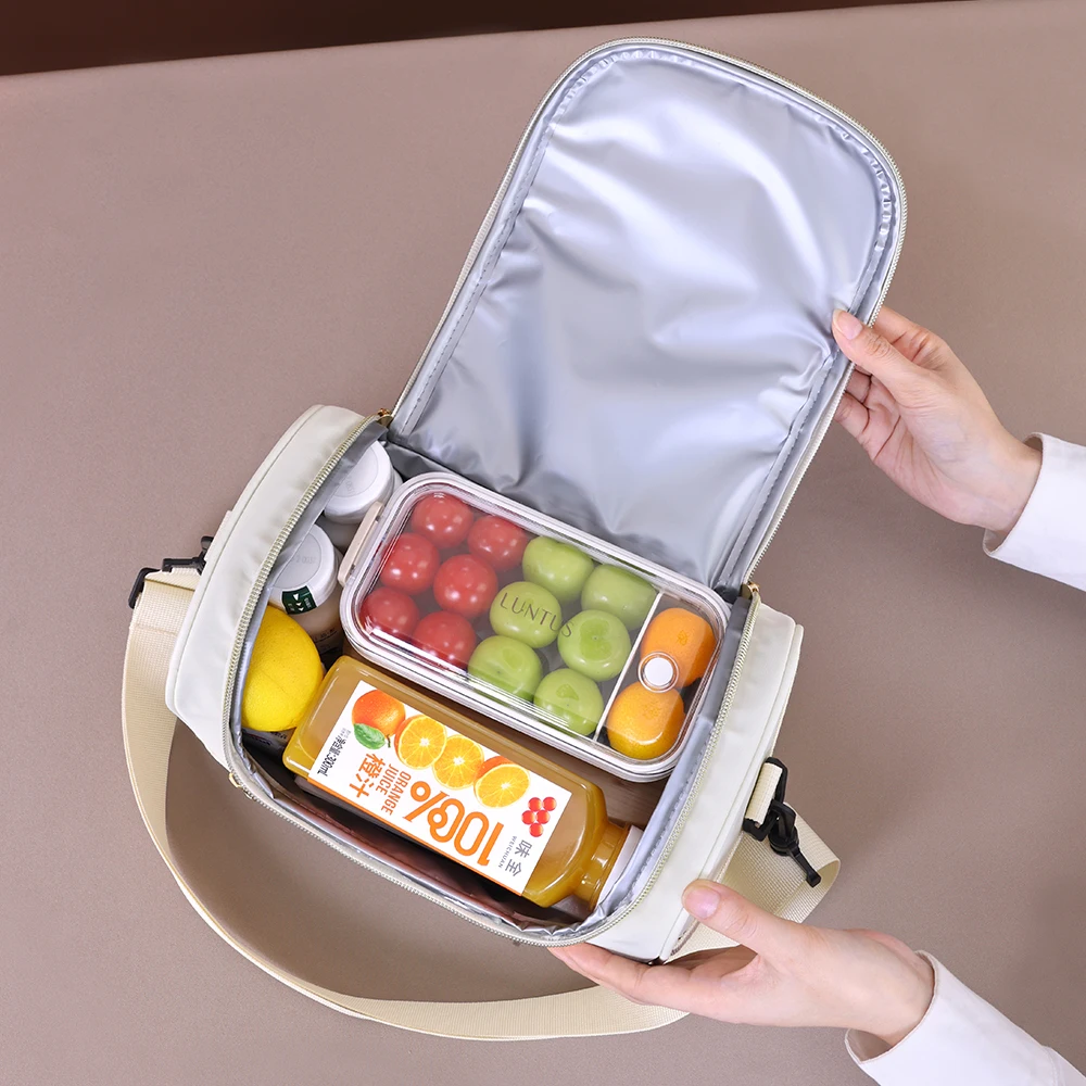 Verdickte Thermo-Mittagessen, tragbar, für Kinder, Bento, Picknick im Freien, isolierte Lunchbox-Tasche, grenzüberschreitende Kälteisolierung, Eisbeutel