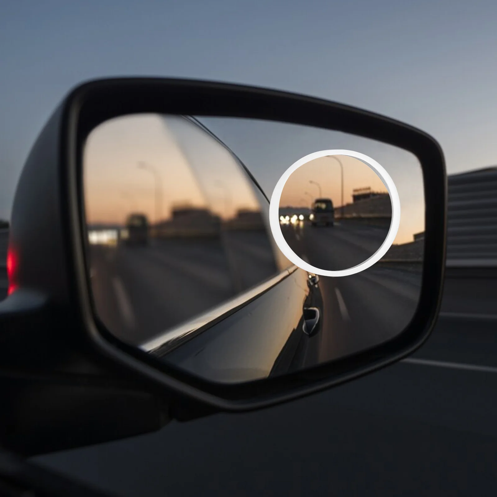 

Car Blindspot Mirror for Truck and Vehicle - Rotatable Side View Mirror for Backseat Passengers, Automotive Exterior Safety