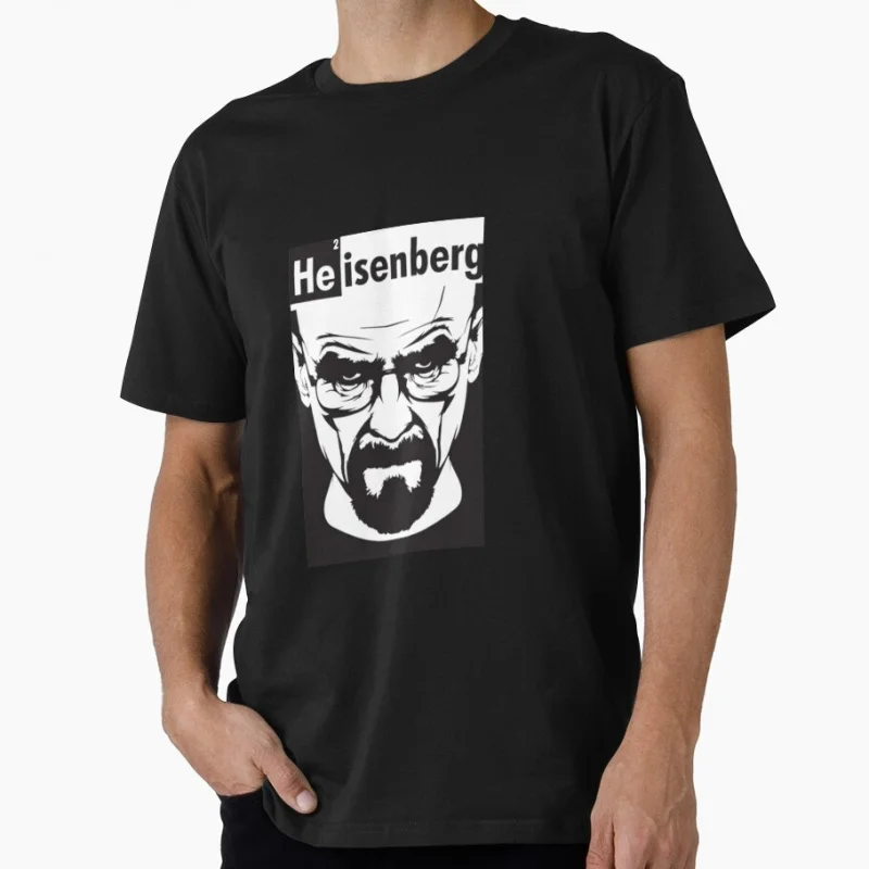 

Heisenberg Vintage Crime Movie Breaking Bad Gift t shirt 0506 Men's 100% cotton O-Neck Short Sleeve Graphic clothes All size tee