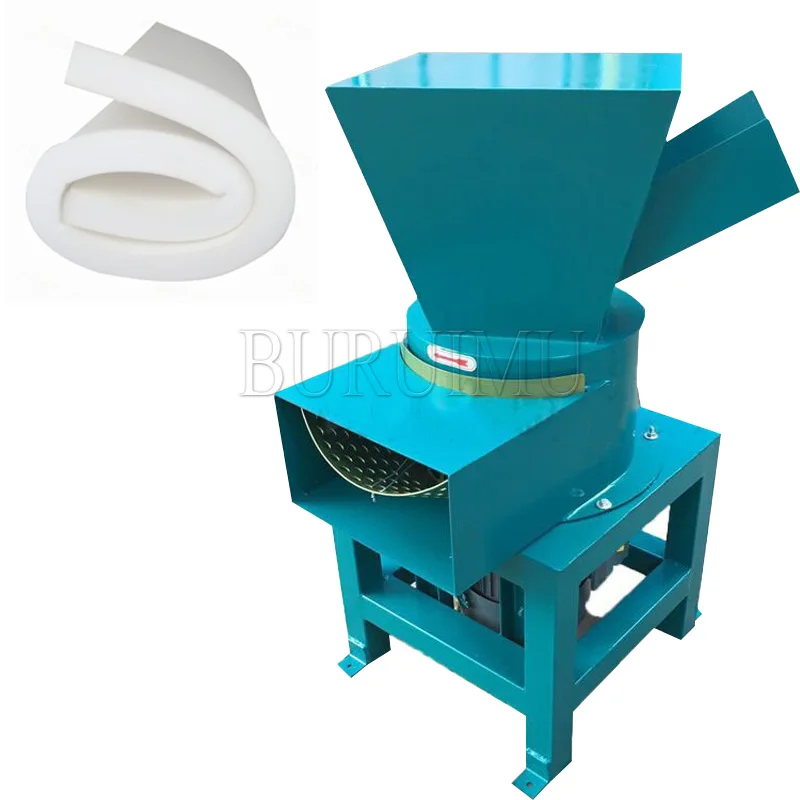 Small Foam Crushing Machine Automatic Sponge Crusher and Shredder Machine