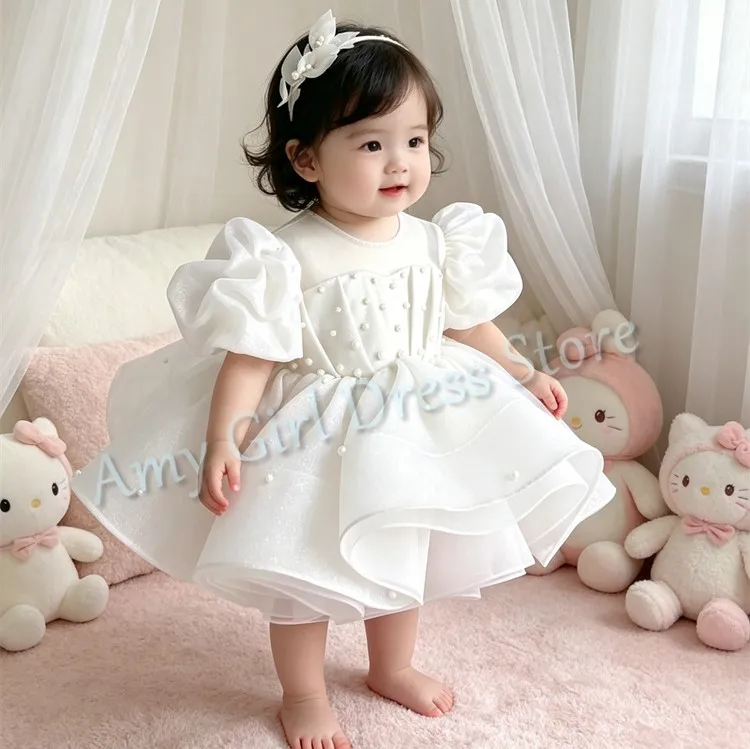 robe-blanche-a-fleurs-pour-filles-en-tulle-scintillant-longueur-aux-genoux-avec-perles-et-nœud-robe-de-princesse-gonflee-pour-anniversaire-personnalisee
