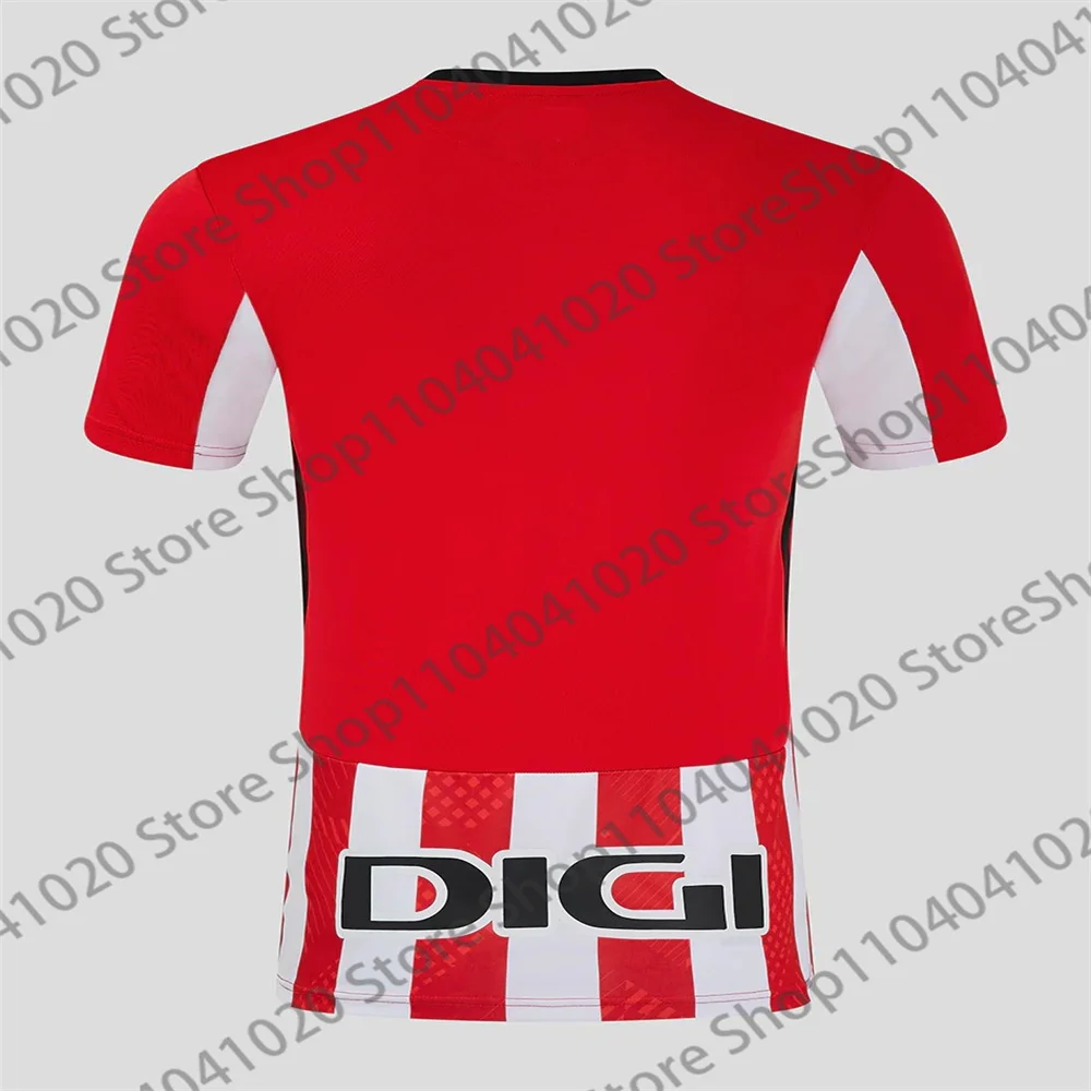 2024 Summer New The Castore Athletic Club Red And White Stripe Jersey Short Sleeve Mens T-Shirt Outdoor Football Training Wear