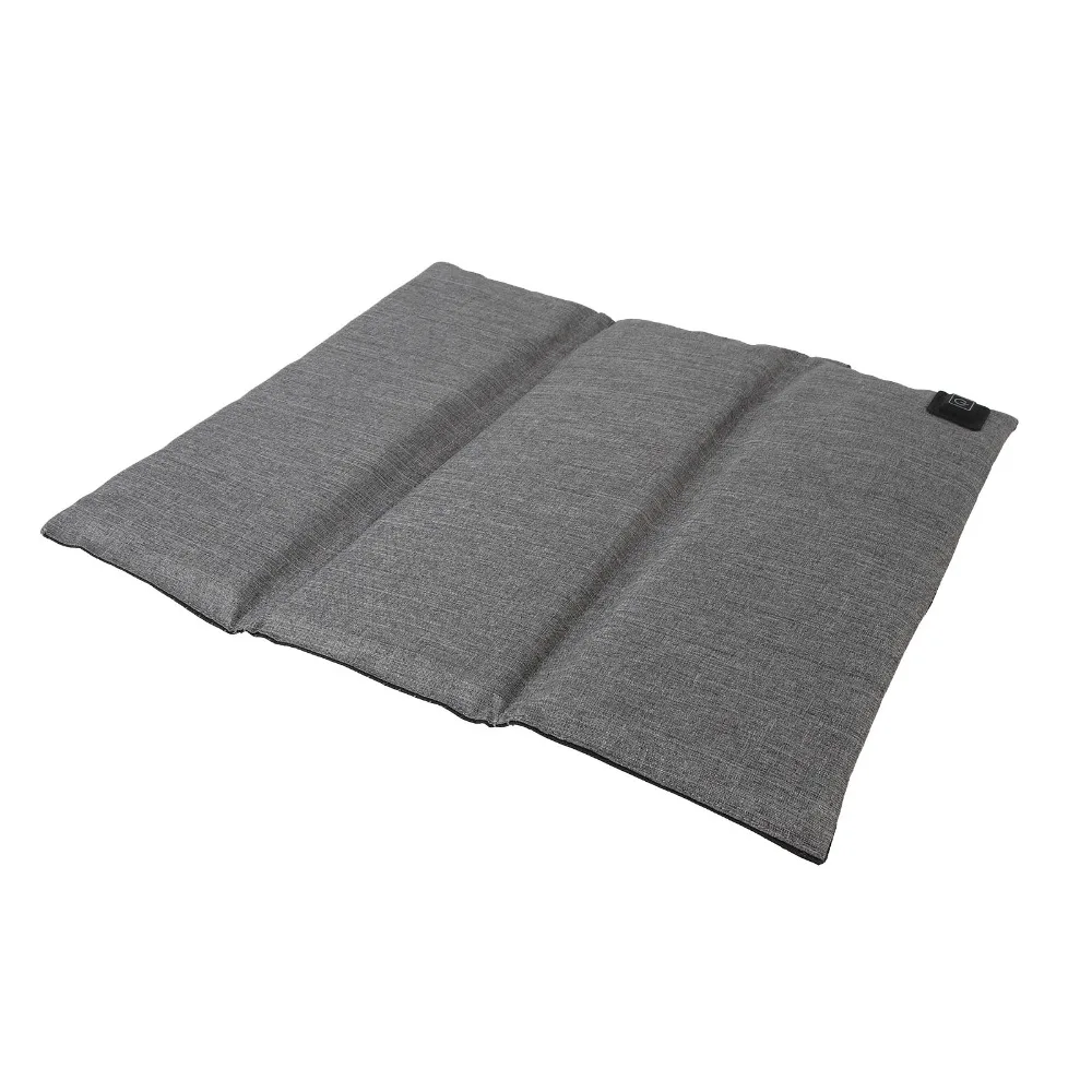3-Fold Adjustable Heated Seat Cushion 600D Oxford Fabric 3 Heat Settings Heated Camping Chair Pad Lightweight Foldable