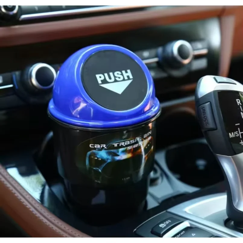 Car Trash Can Car Door Seat Back Garbage Storage Fashion Creative Water Cup Holder Storage Bucket view 6