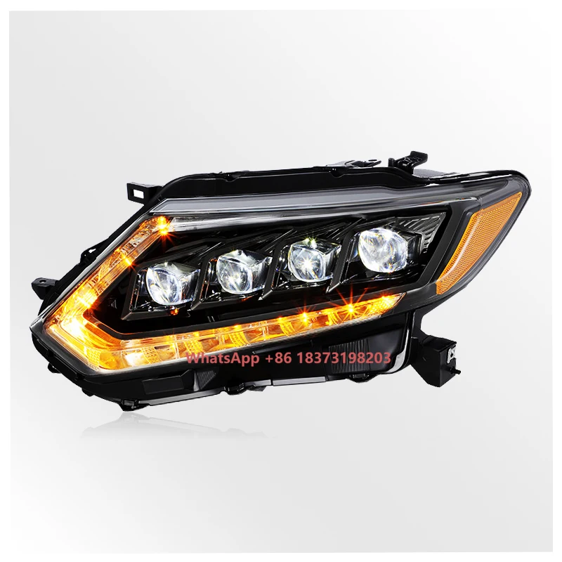 

Автомобильная лампа DRL OEM, модифицированная светодиодная ксеноновая фара полусборки для Nissan Rogue X-TRAIL 2014 2015 2016 2017