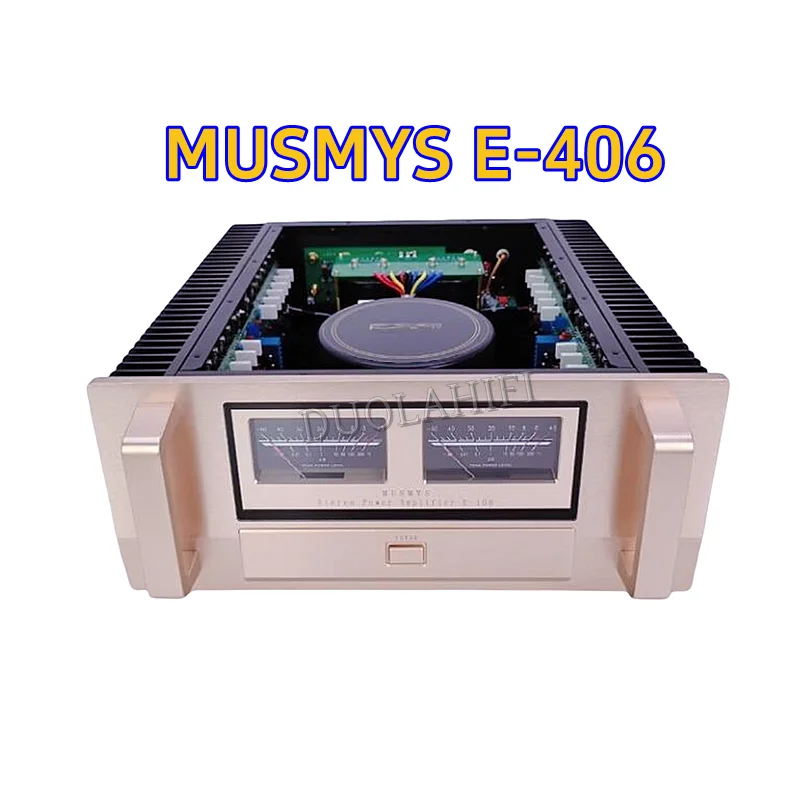 

NEW MUSMYS E-406 Class AB HIFI power amplifier 24 * IXYS MOS field-effect high-power transistor Refere to Accuphase E406