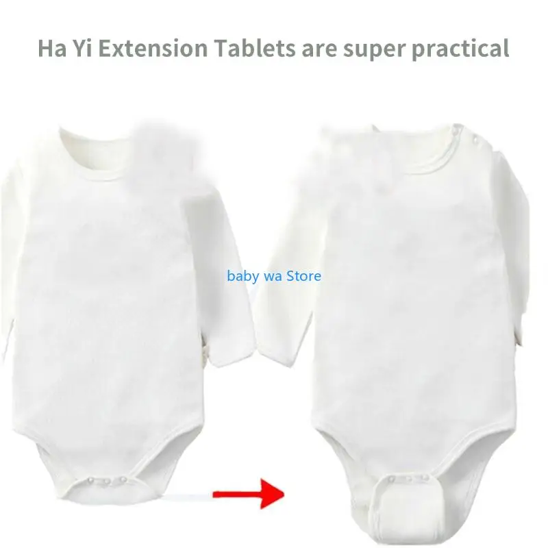 4 قطعة البلاستيك المفاجئة الطفل ارتداءها موسع لينة القطن حفاضات توسيع ورقة 4XBD