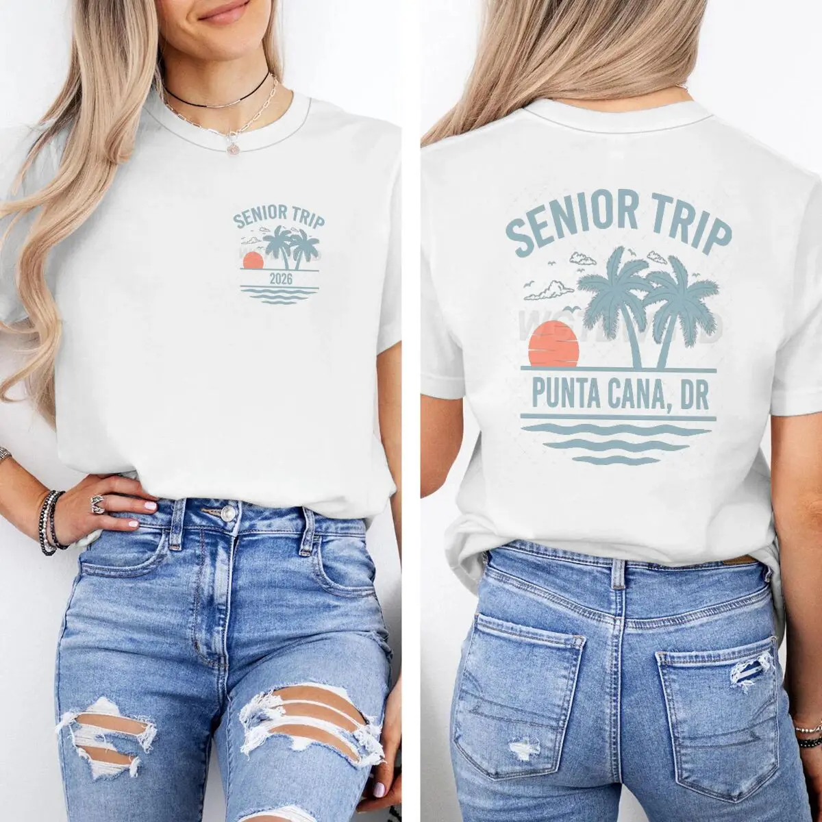

Senior Trip 2026 T-shirts Men Women Tie-dye Classic Casual Crewneck Short Sleeve T-shirt Senior Trip 2026 Fashion Casual Tops
