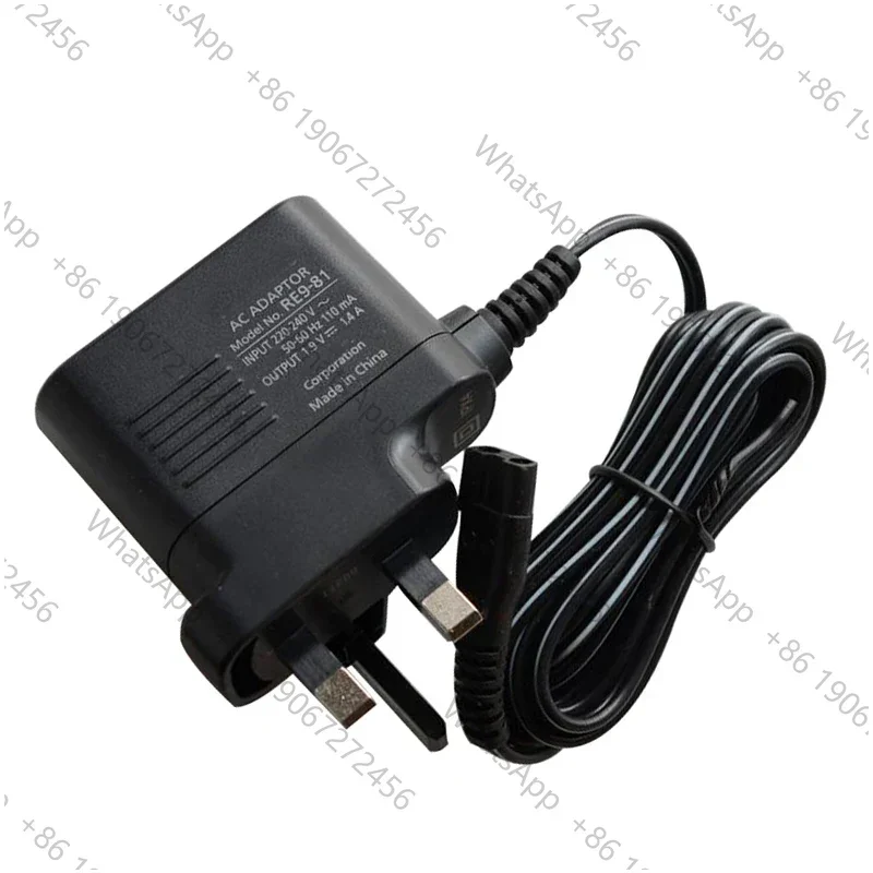 Carregador para Máquina de Cortar Cabelo Panasonic ER-GB60 ER-GB70 ER-GB80 ER2211 ER2171, Adaptador de Substituição AC 220-240V DC1.9V 1.4A