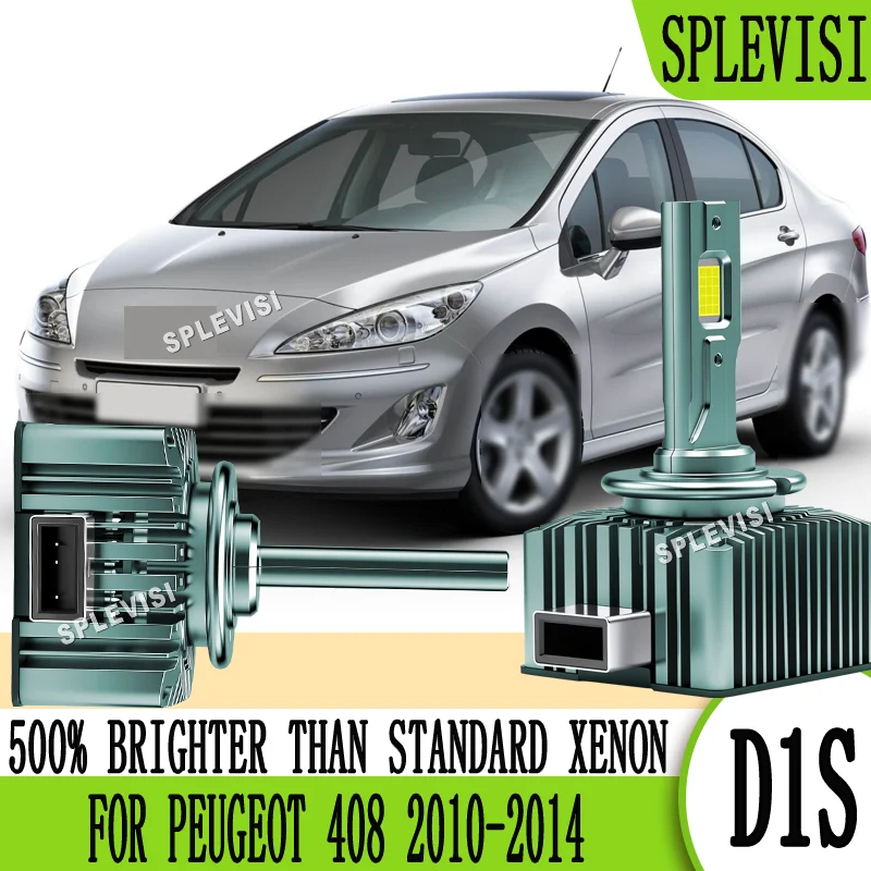 

12V-24V 24000 Lumen high brightness 500% brighter than standard bulbs D1S LED Headlight For Peugeot 408 2010 2011 2012 2013 2014