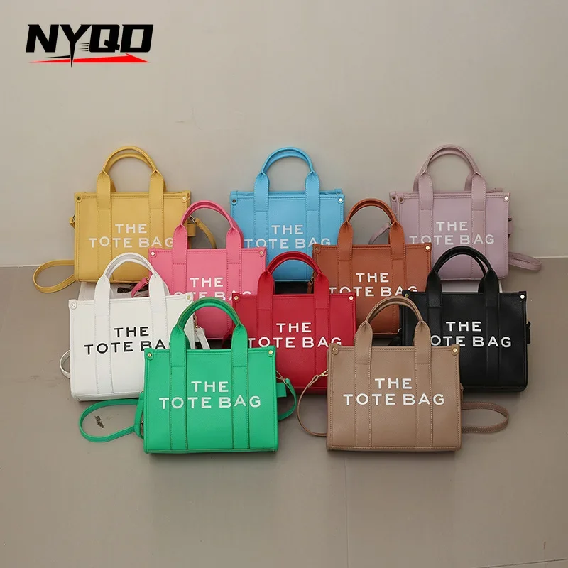 

Trendy PU Leather The Tote Bag for Women Fashion Large Capacity Shoulder Bag Female Satchel Purse Casual Crossbody Handbag