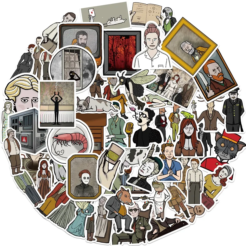 10/60Pcs Decoding Popular Games Rusty Lake Graffiti Stickers for DIY Suitcase Water Bottle Phone Laptop Guitar Car Skateboard