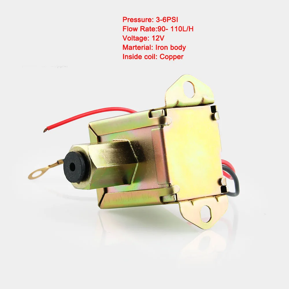 12V Volt 2.5-4PSI Universal Fuel Pump Electric Inline Low Pressure Gas Diesel 40104 - Image 4