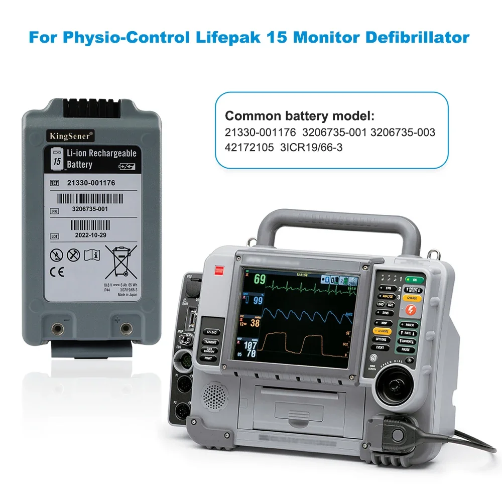 21330-001176 Bateria zamienna do defibrylatora Medtronic Physio-Control Lifepak 15 21330-001176 3206735-001 42172105 — zdjęcie produktu 6