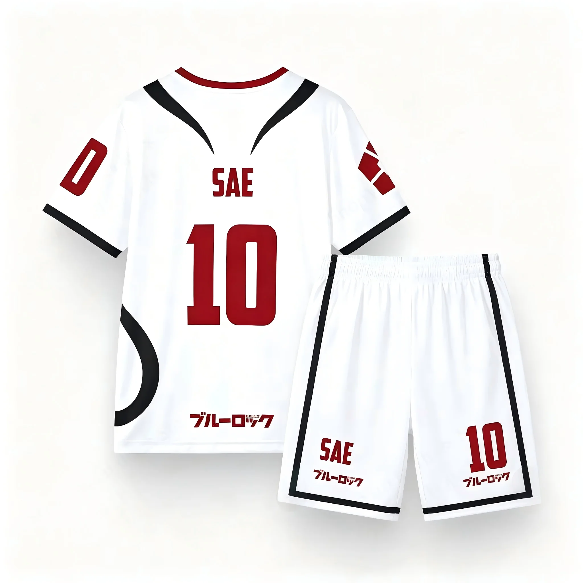 New Anime Blue Lock Short Sleeve shorts Set Futsal Football Pattern VL Replika T Shirt Sets Soccer Club Cosplay Unisex Jersey view 6