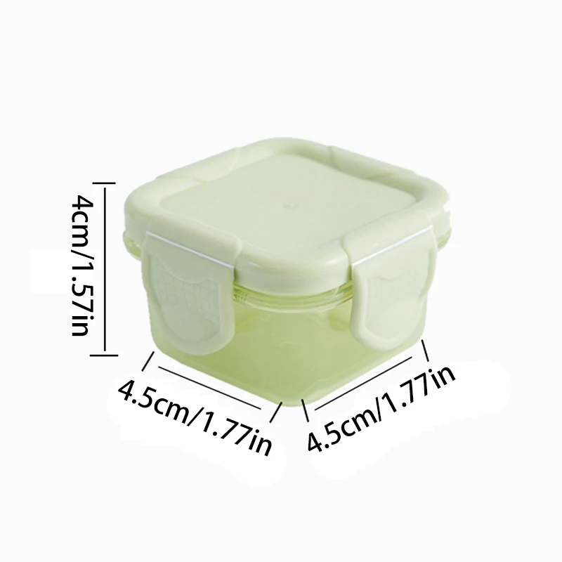 กล่องใสจ่าย60มล. กล่องอาหารเหยื่อขนาดเล็กกล่องจัดเก็บเครื่องประดับยาปลากล่องเก็บของสดสำหรับบ้าน