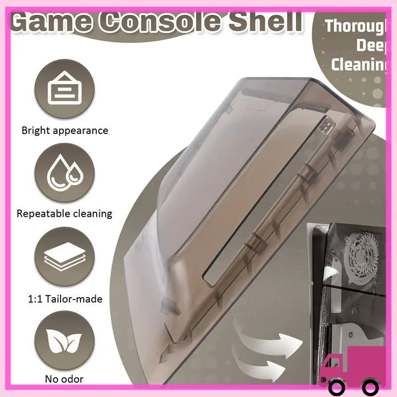 

Compact Console Case For SONY Playstation PS5 Slim Optical Drive Console Case Replacement Hard Case Shell Accessories