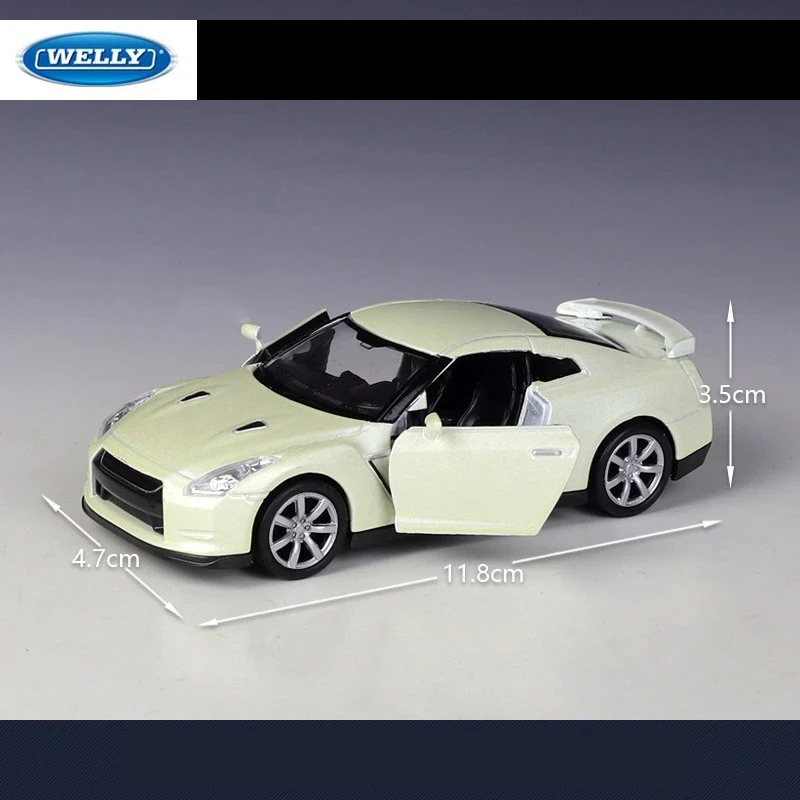 WELLY 1:36 سبيكة سيارة رياضية نموذج دييكاست لعبة معدنية المركبات نموذج سيارة التراجع محاكاة جمع الأطفال هدية