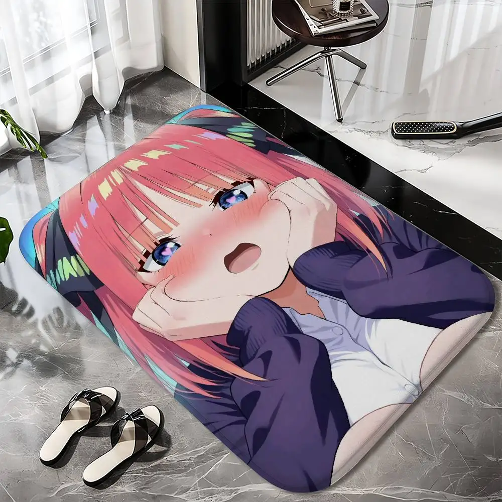 

Quintessential Quintuplets Floor Mat Printed Large Carpets Room And Bedroom Carpets Bathroom Anti Slip Door MATS Small Carpets