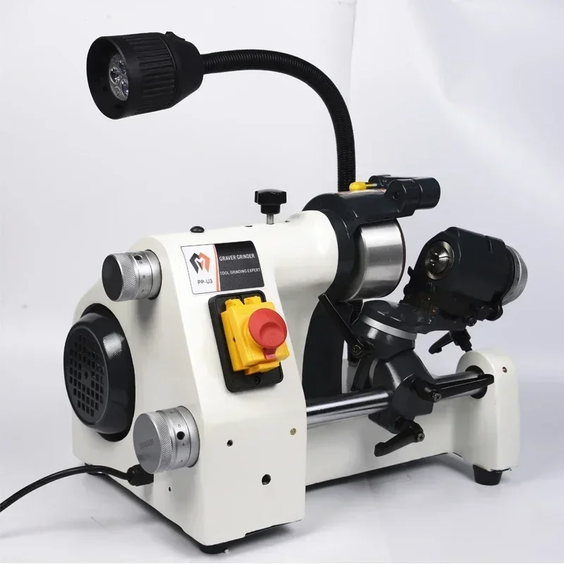 

CE 220V U3 R8 Collets Universal Cutter Grinder Drill Sharpener Sharpening Machine for End Mill Twist Grinding Tool