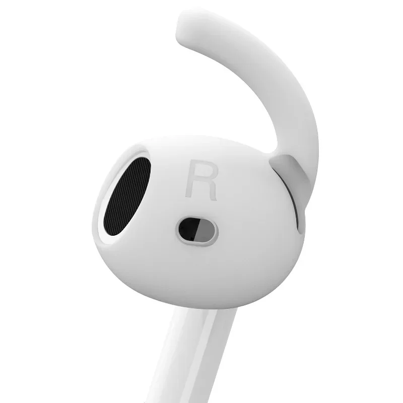 AirPods için silikon kulaklık uçları 4 ipuçları nesil spor Anti köpekbalığı yüzgeci silikon kulaklık uçları AirPods için kaymaz 4 kulaklık kulak