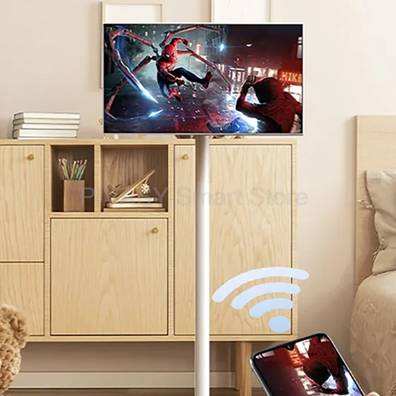 Popular 24Inch Smart Display Lcd Touch Screen Android Portable Smart Tv Indoor Conference Mobile Tv for Gym Gaming Live 6G+128G