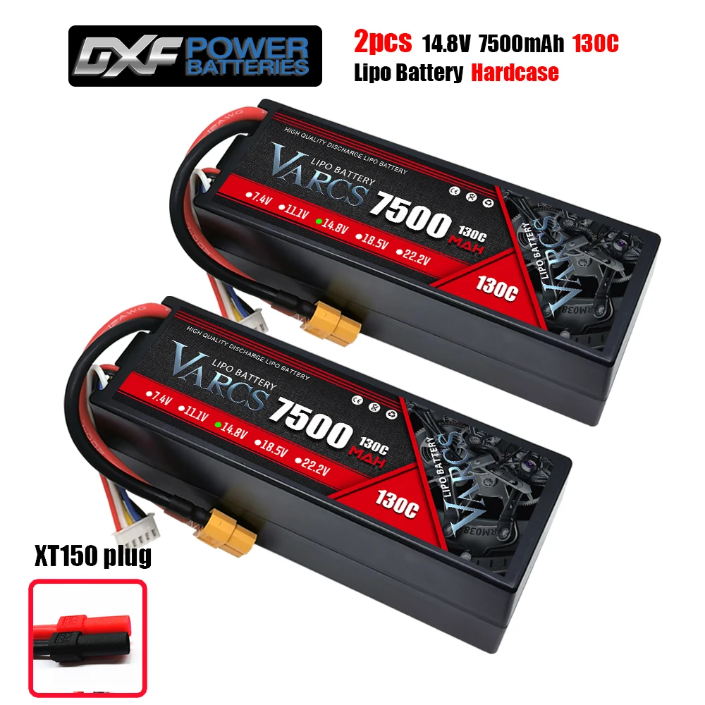 Varcs 4S Lipo Batterij 130c 140c 8000Mah 8400Mah 7500Mah 6300Mah 5400Mah Xt60 Ec5 Trx T/Deans Xt150 Plug Voor Rc 1/8 Buggy Auto