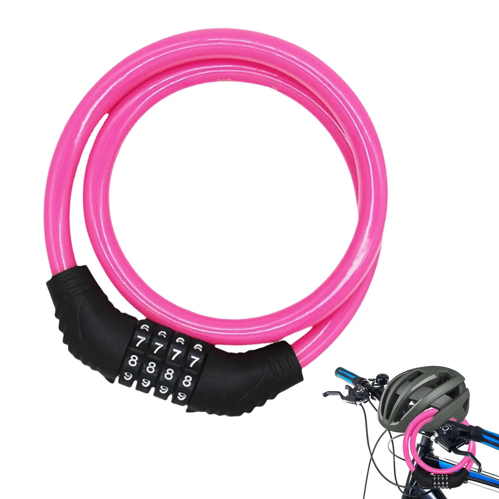 

Scooter Lock Heavy Duty Anti Theft Bike Lock Combination Motorcycle Accessories For Mountain Road Outdoor Travel Commuting