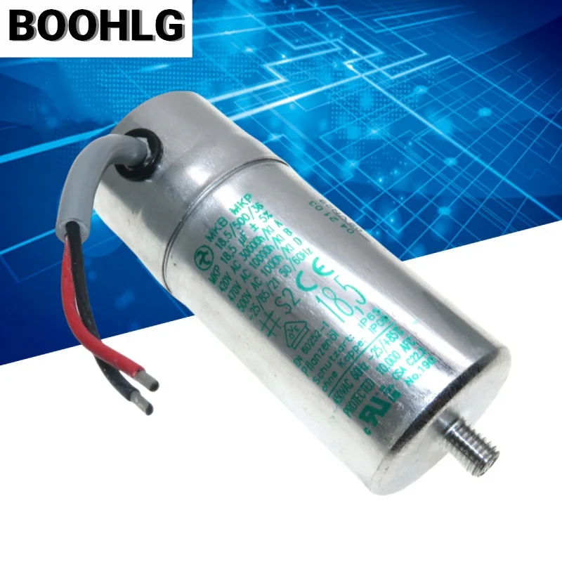 1PCS MKB MKP 420V 18.5uF 420VAC 18.5/500/36 fan motor starting operation capacitor