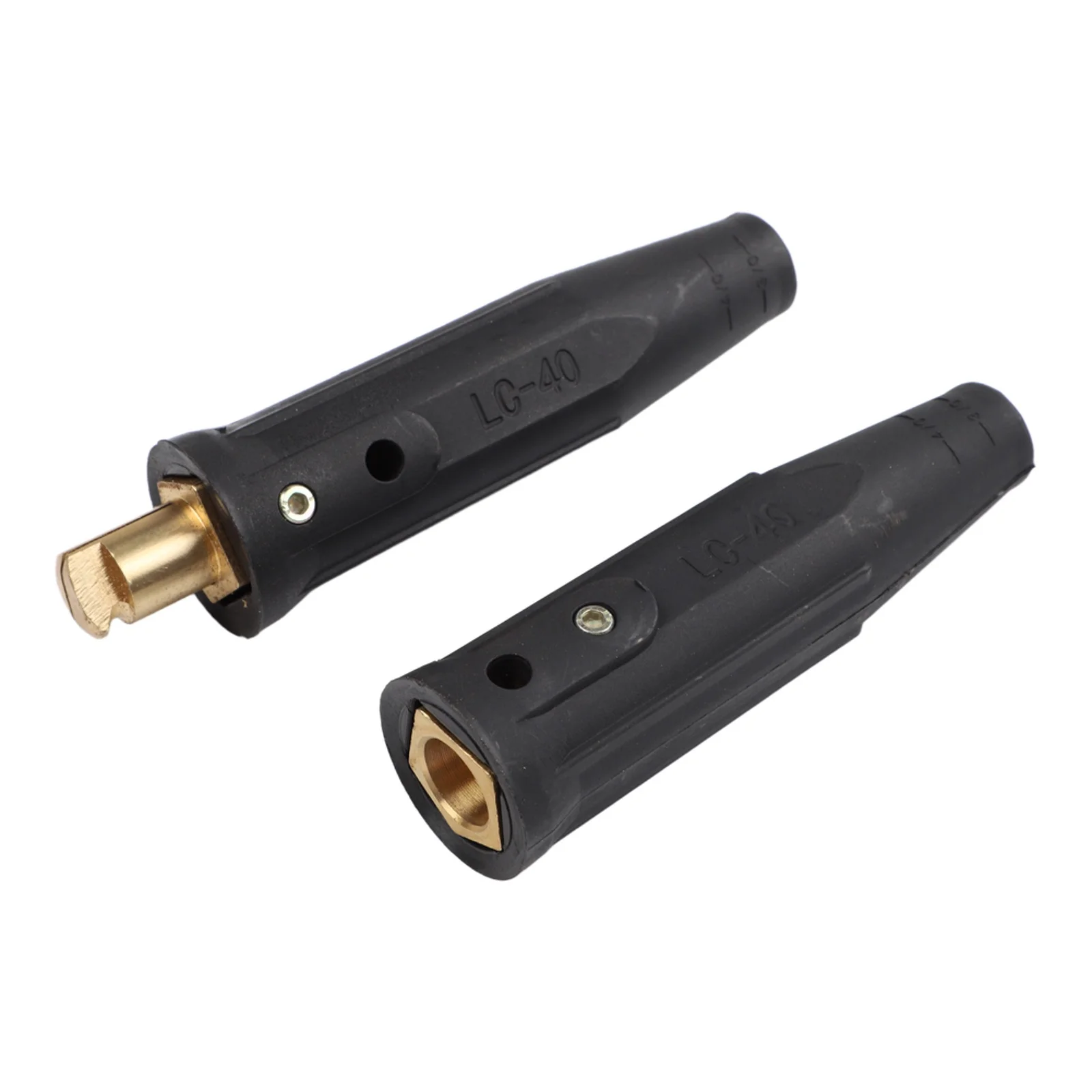 /LC-40 /Welding /Cable Connector Brass 350A For Welder Machine Secure Electrical Connection Automotive Repair Tool