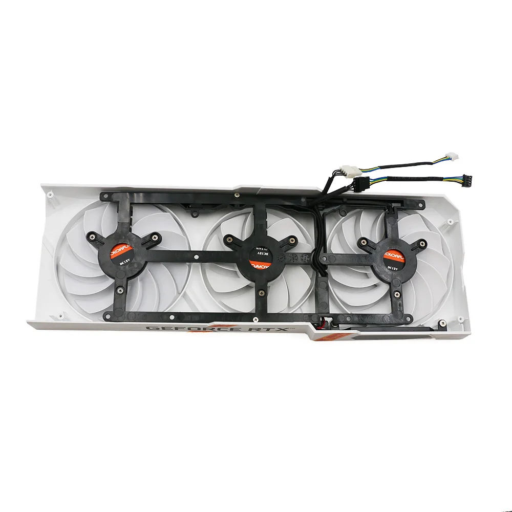 Imagem -04 - Substituição do Ventilador Mais Frio para Colorful Geforce Faça Você Mesmo Placa Gráfica Ventilador 4pin Rtx 3080 3070 3060 ti Igame Ultra oc Branco Rtx3080 Rtx3070