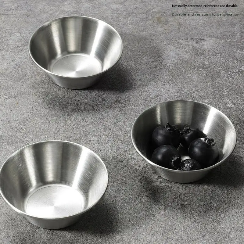 【xxx】1pc 65ML  Round Cake Cup Sauce Cups Ramekin Dipping Sauce Cup Individual Round Condiment Cups For Seasoning For Parties