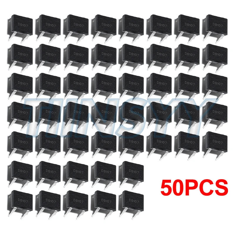DB107 Diode Bridge 1A 1000V DIP4 Single Phases Diode Rectifier Bridges Electronica Componentes