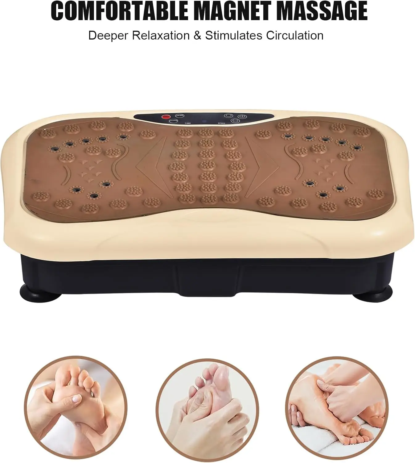 Shaking Plate Exercise Machine | Portable Workout Vibration Plate - 5 Exercise Modes Shake Board, Non-Slip Vibrate Stand