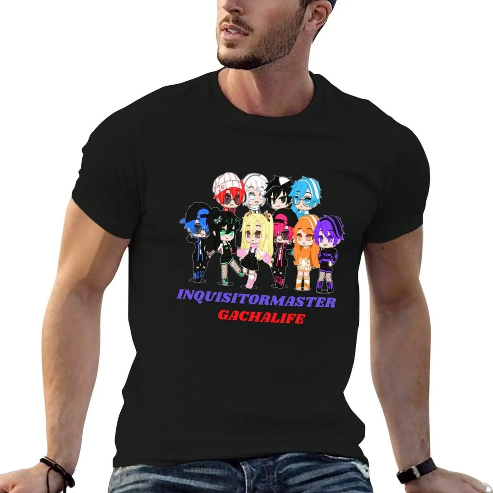 Inquisitormaster Gachalife T-Shirt cheap stuff korean fashion t shirts for men
