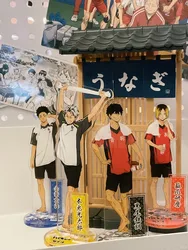 Haikyuu gokurakuyu Sauna serie supporto acrilico Kotaro Bokuto Akaashi Keiji figura Display Desk decorazione collezione di merci Anime