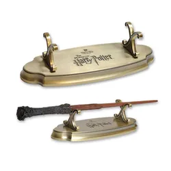 Harry Potter Magic Wand Holder para crianças, varinha mágica periférica, suporte de metal, decoração de mesa, filme, presente de aniversário criativo