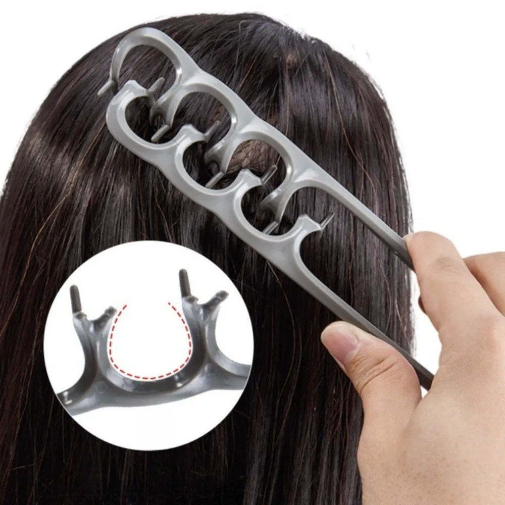 New Fluffy Texture Styling Comb Fluffy Hair Root Clip Men's and Women's Styling Hair Seam Bangs Hair Comb Hairdressing Tool Set