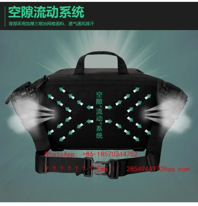 New Outdoor Fanny Pack Messenger Bag Multi-functional Wear-resistant Spot Quick Delivery view 5