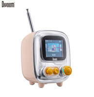 Divoom T-tiivoom-2 mini Portable FM Bluetooth Speaker Pixel Art Alarm Clock DIY Display Board Cute Gift Home Light Decoration