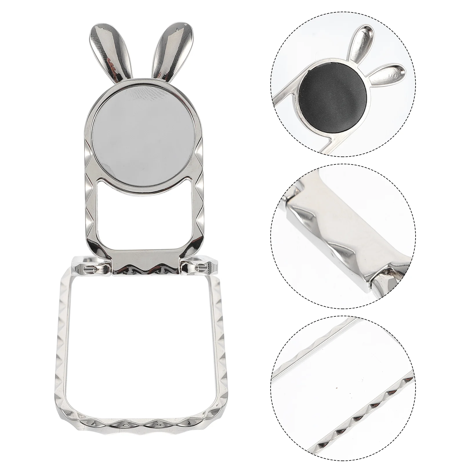 

Mobile Phone Holder Metal Ring Buckle Bracket Portable Stand Support Smartphone Cell Practical Desktop