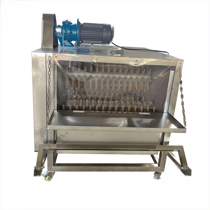 Commercial poultry seven-roll hair removal machine, automatic chicken, duck and goose plucking and hair beating large