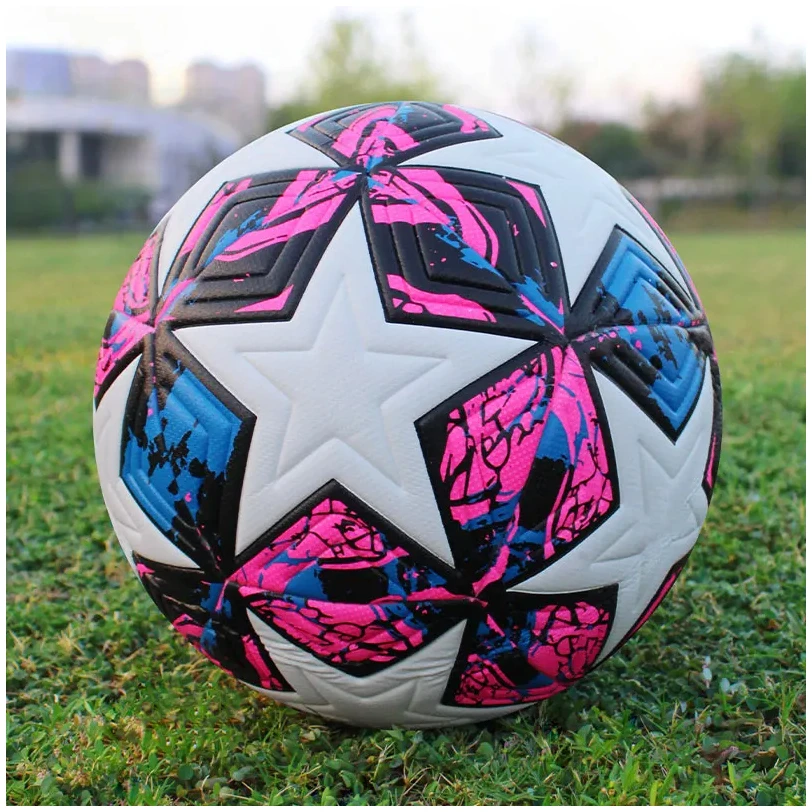 

Standard Size 5 Size 4 Soccer Ball Professional Outdoors Sports Match Balls Training Seamless Football High Quality PU Material