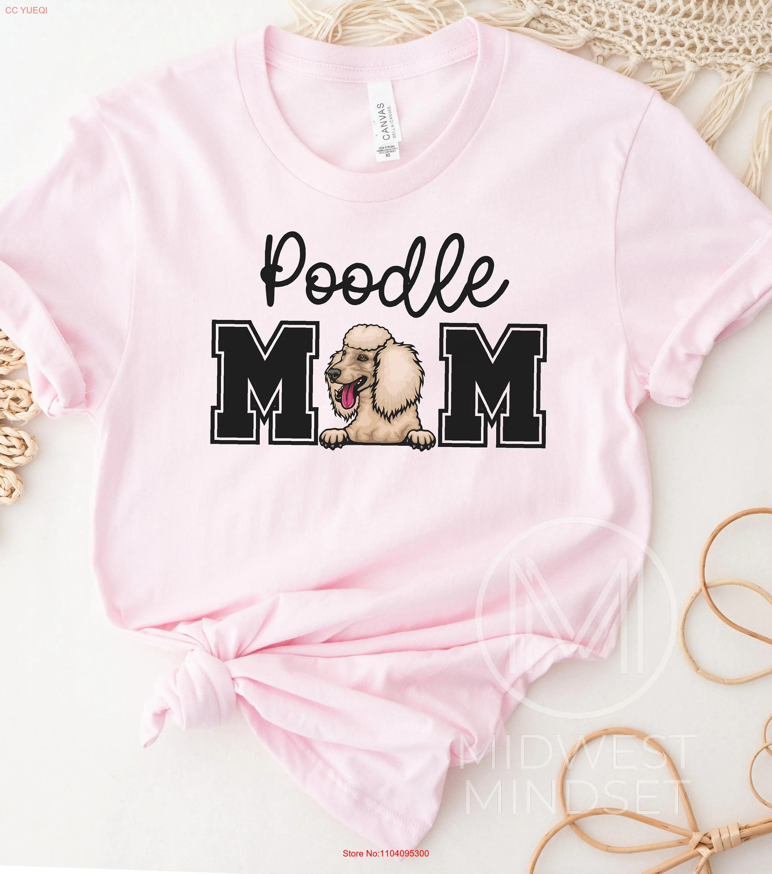 Poodle Dog Mom s for Owner Lover T Shirt Standard Miniature Toy Mama Cute SweaT long or short sleeves