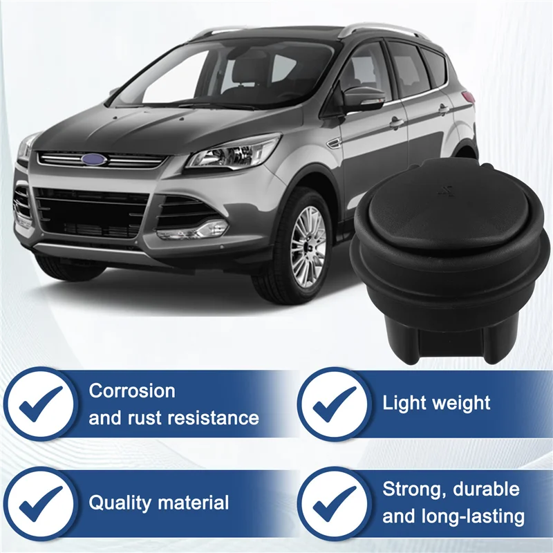 

ABTC-Car Armrest Box Ashtray Central Control Ashtray Panel Cover DV4B-7804803AB3JA6 For Ford Kuga 2013-2016