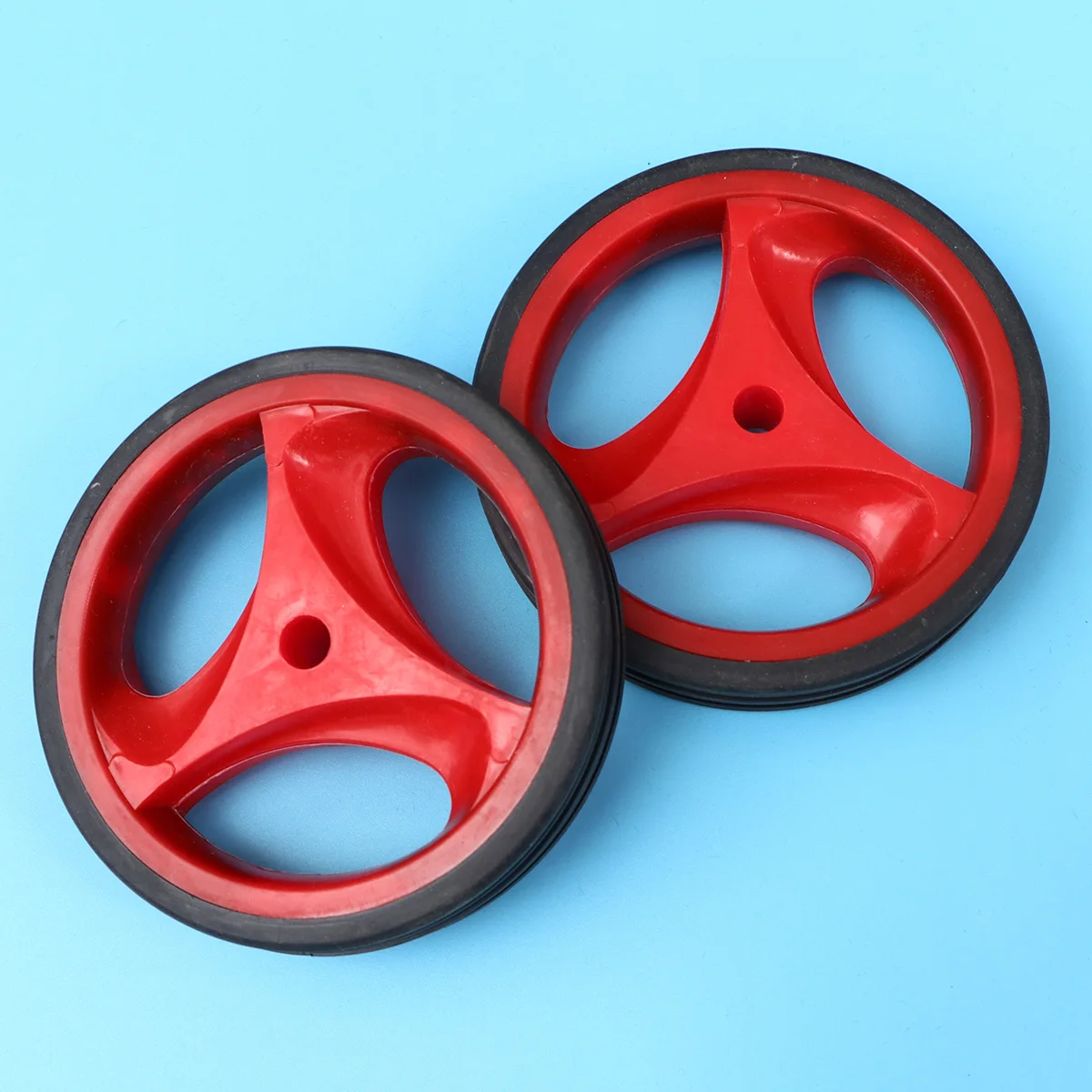 1Set Bike Auxiliary Wheel Mute Training Cycling Wheels with Bracket Adjustable Sturdy Long Lasting Life Yellow 12 Inch