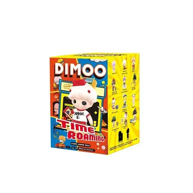 

POP MART Dimoo Time Roaming Series Blind Box Cute Anime Figure Mystery Surprise Toy Collectible Doll Desktop Ornament