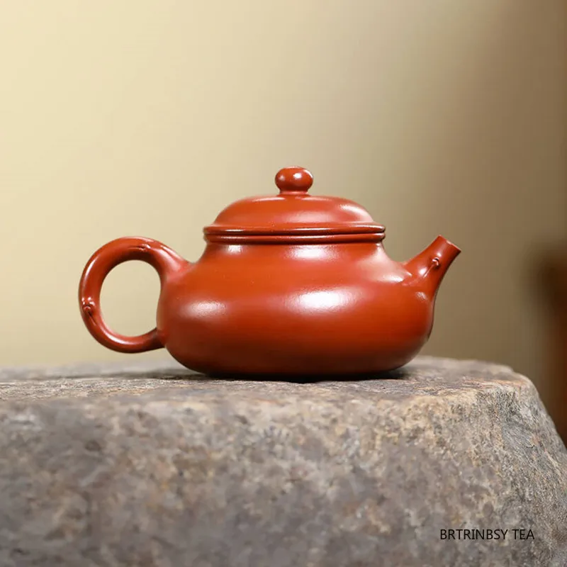 210ml Yixing Handmade Purple Clay Teapot Raw Ore Zhu Mud Tea Pot Tradition Handmade Kettle Chinese Zisha Tea Set Accessories