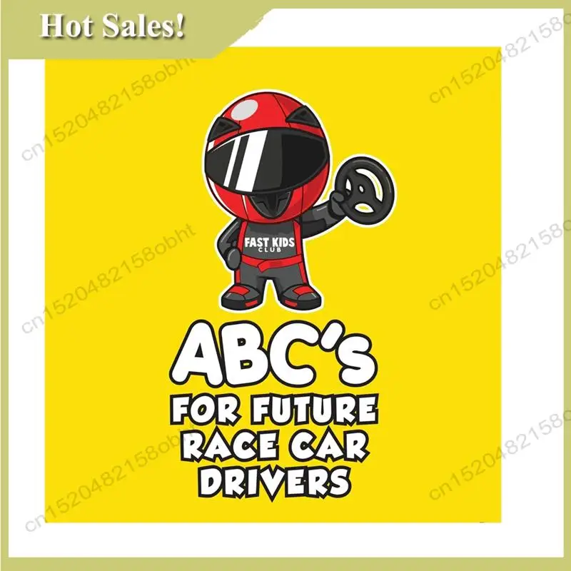

-PQWN ABC's For Future Race Car Drivers Alphabet Book (Baby Book, Children's Book, Toddler Book) Easy To Use